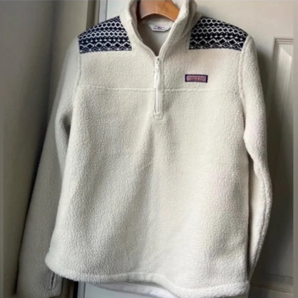 NWOT RARE Vineyard Vines SuperShep Fair Isle Sherpa